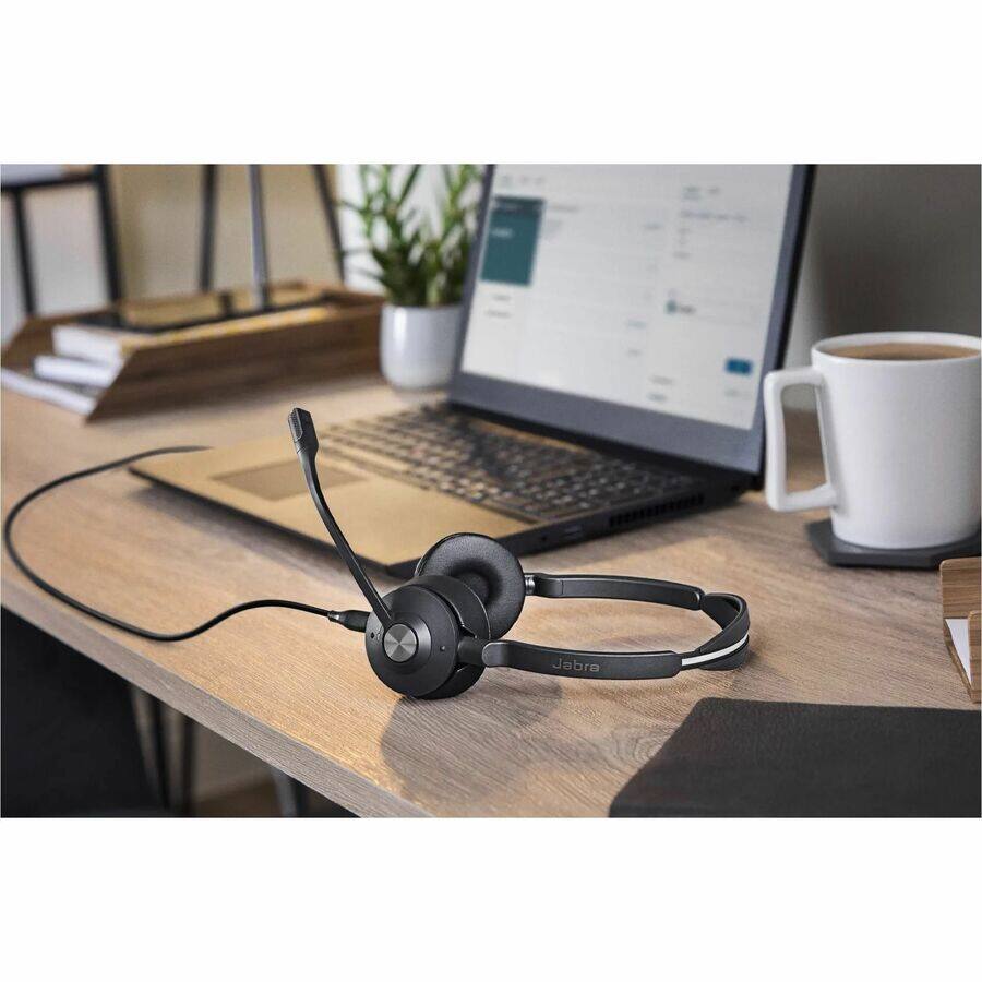 Alt View 5. Jabra - Jabra Engage 75 SE Headset - Stereo - Wireless - Bluetooth/DECT - 492.1 ft - 40 Hz to 16 kHz - Over-the-head, On-ear - Black.