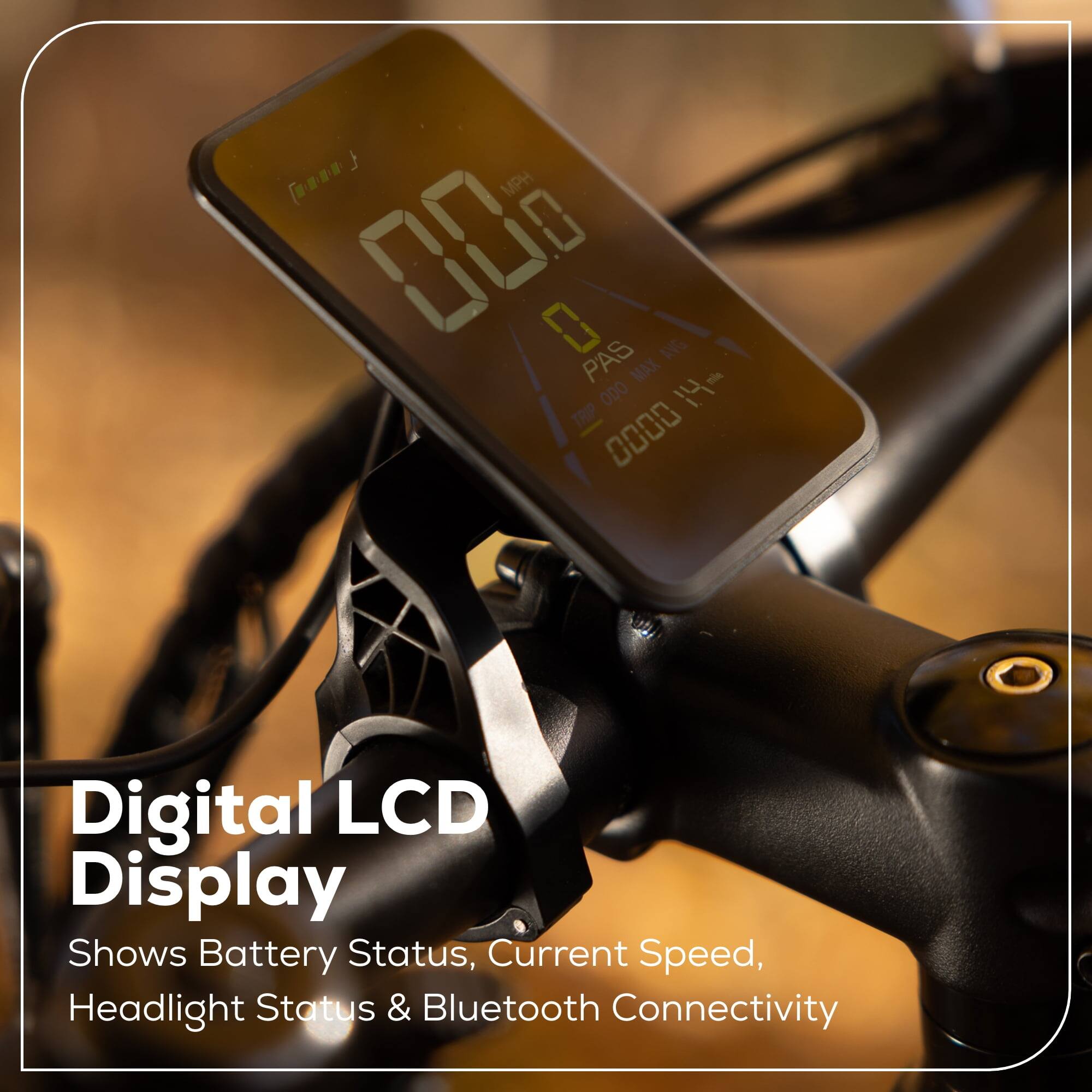 Alt View 2. Greenworks - Greenworks 60V Electric Mountain Bike for Adults & Teens, 26" Fat Tires, 7-Speed, Green (No Battery) - Green.