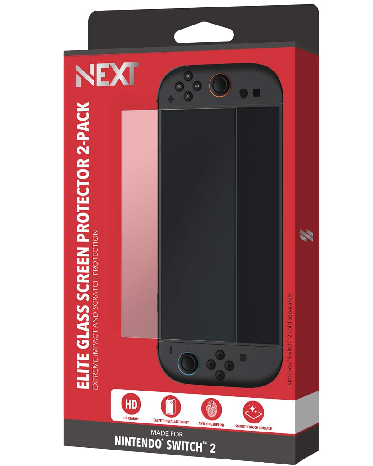 NEXT
ELITE GLASS SCREEN PROTECTOR 2-PACK
EXTREME IMPACT AND SCRATCH PROTECTION
MADE FOR NINTENDO SWITCH™ 2
HD CLARITY
EASYFIT INSTALLATION KIT
ANTI-FINGERPRINT
SMOOTH TOUCH SURFACE
Nintendo Switch™ 2 sold separately
HD
EASYFIT INSTALLATION KIT
ANTI-FINGERPRINT
SMOOTH TOUCH SURFACE
