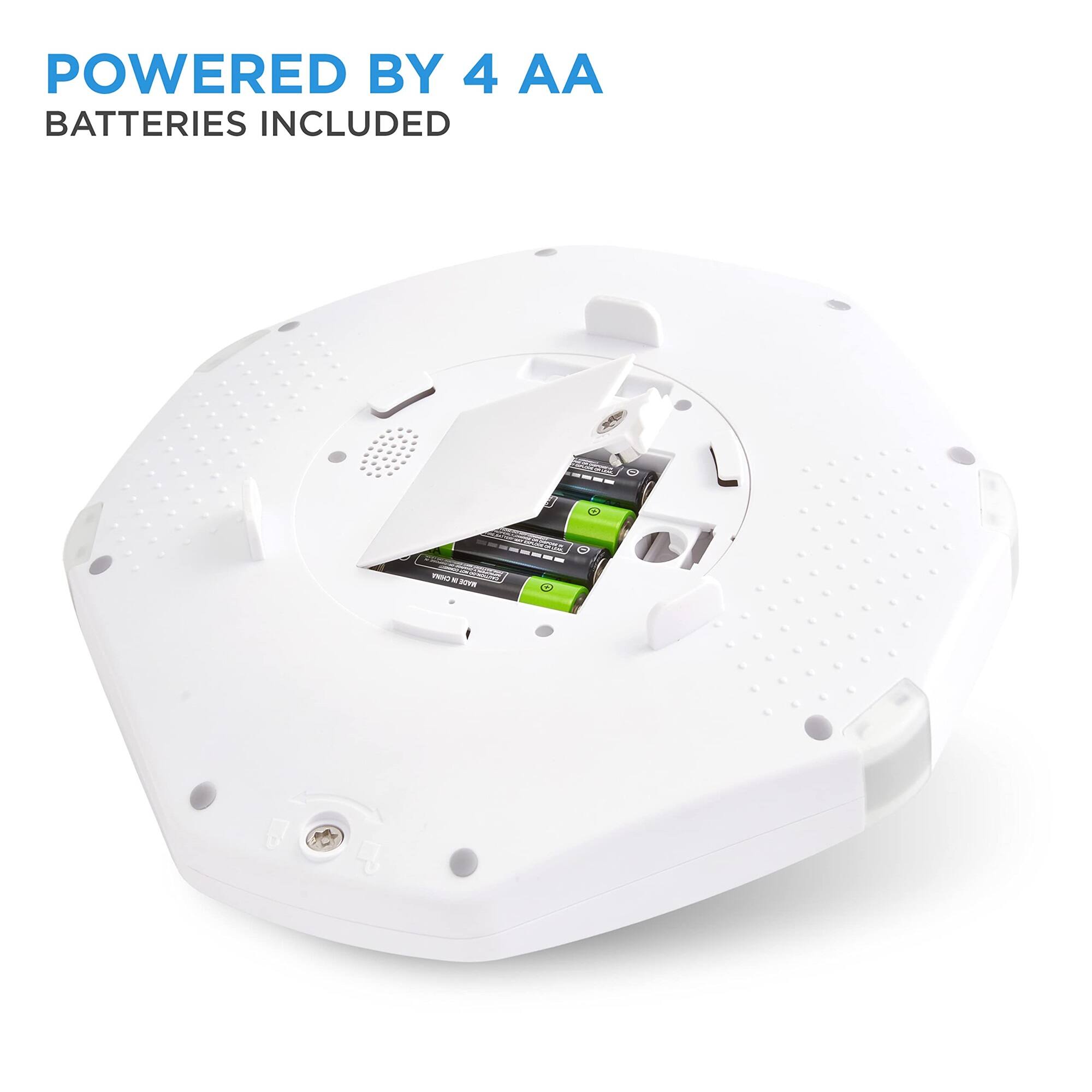 POWERED BY 4 AA BATTERIES INCLUDED