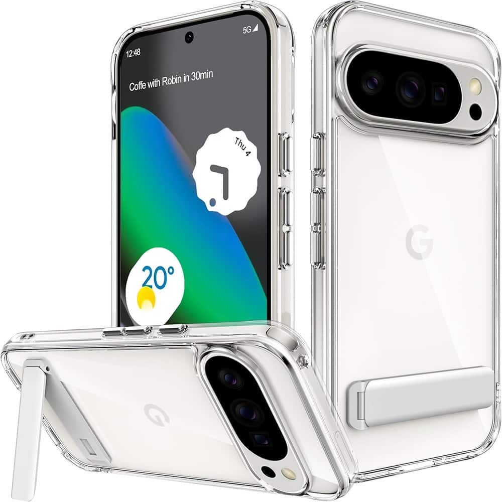 MOSZAR LLC - Slim Anti-Yellowing 2025 Google Pixel 10/Google Pixel 10 Pro Case - Clear