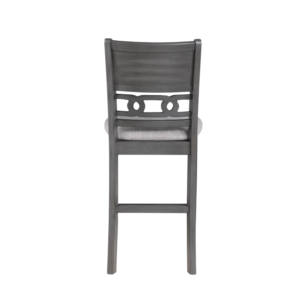 Alt View 1. New Classic Furniture - Furniture Gia Solid Wood Counter Chairs in Gray (Set of 2) - Gray.