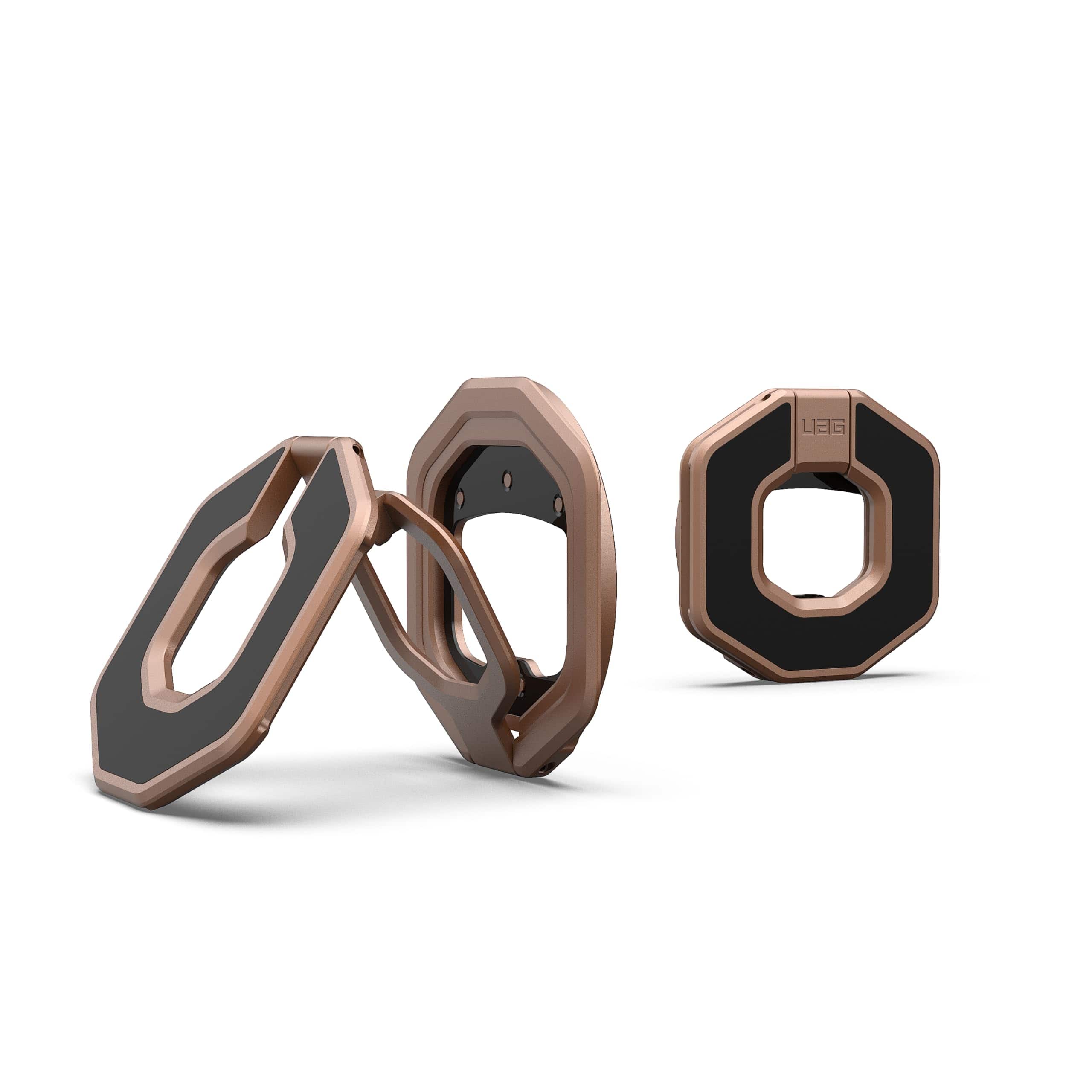 UAG - Magnetic Ring Stand with Built-in Bottle Opener, Universal MagSafe Phone Grip & Stand - Aged Bronze
