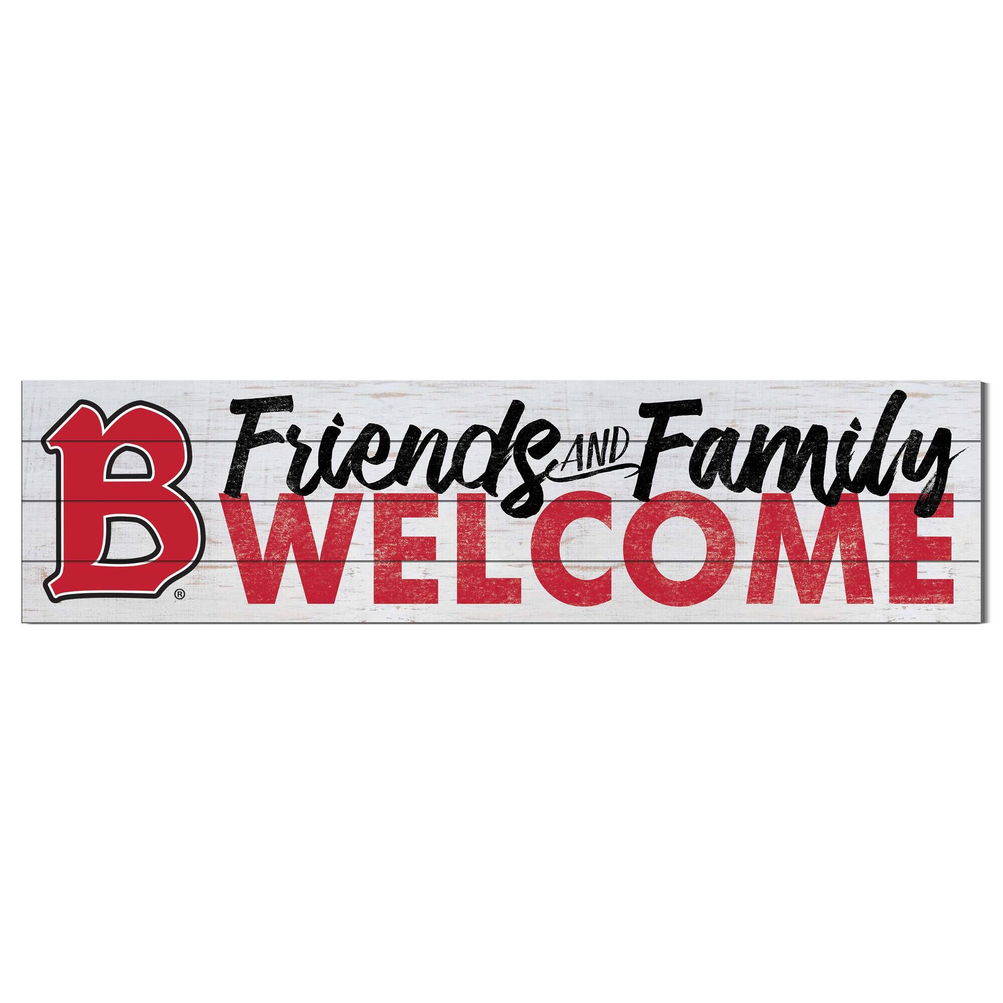 Benedictine Eagles 10'' x 40'' Friends & Family Welcome Sign
