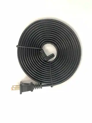 Front. OMNIHIL - UL Listed 90 Degree 10FT Power Cable works with GISSARAL GIS65-SP2 Dual USB 65W Slim Cable Cable GIS65-SP2.