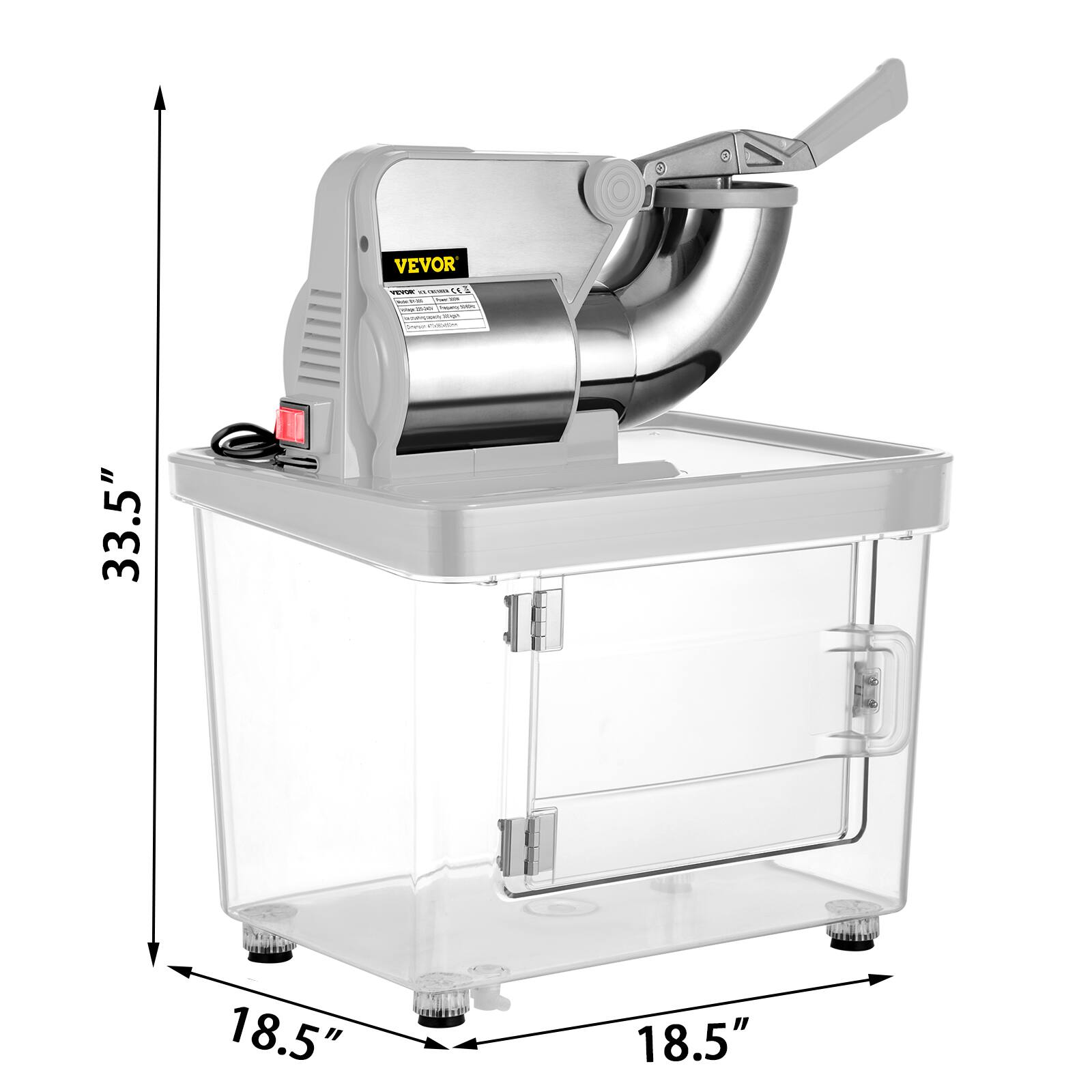 VEVOR C - 33.5" 18.5" 18.5"