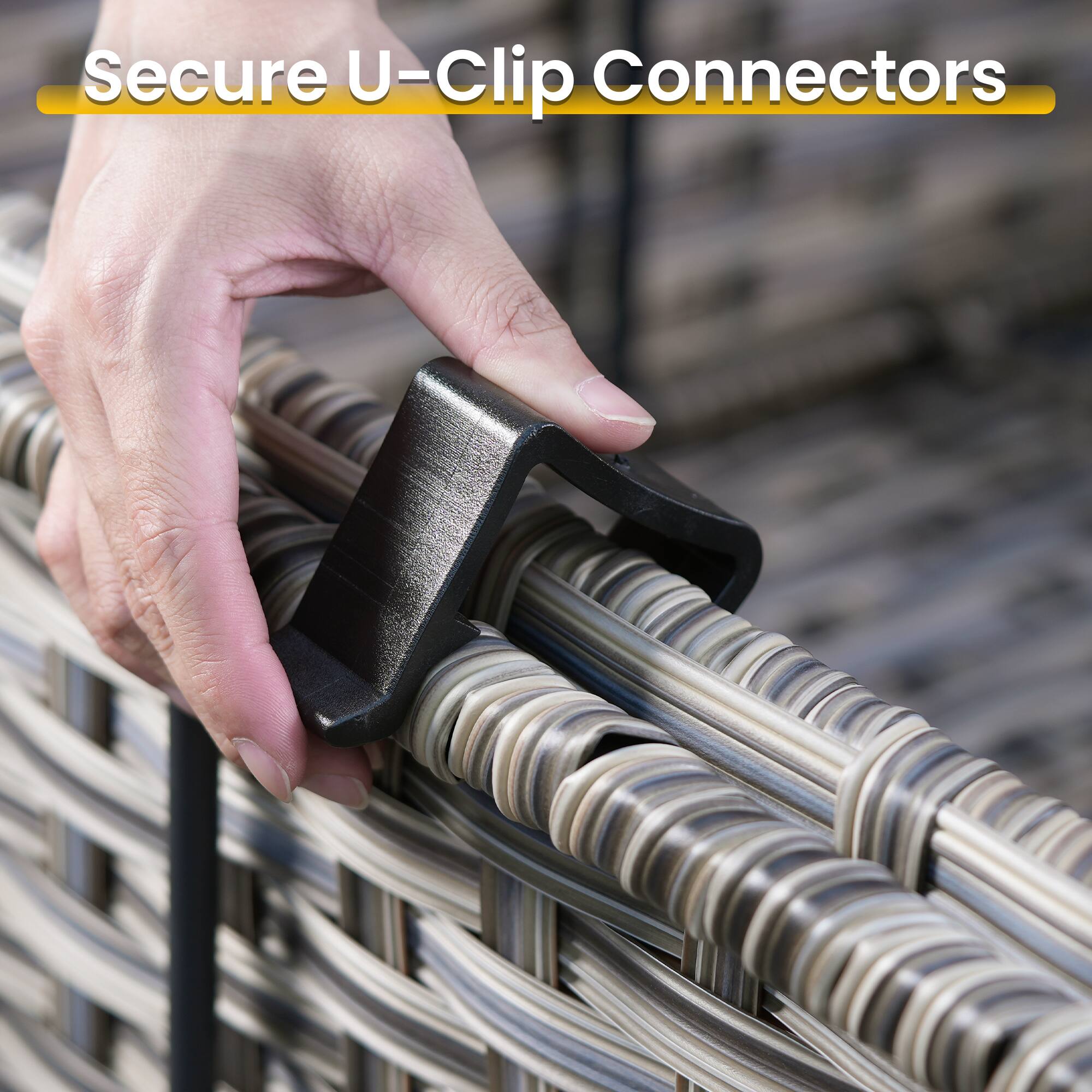 Secure U-Clip Connectors