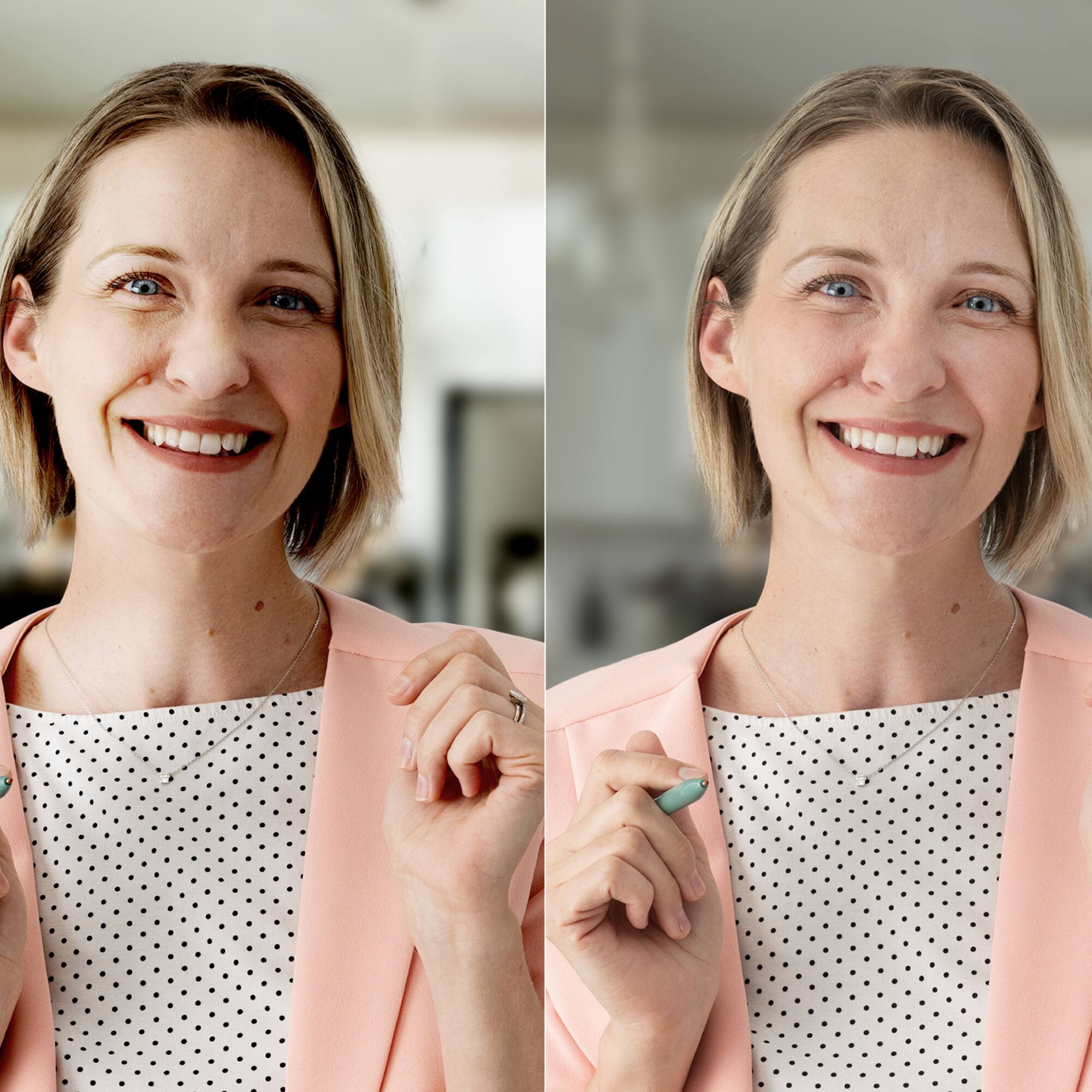 Alt View 12. Logitech - Brio 500 1920x1080p Webcam with Privacy Cover - Rose.