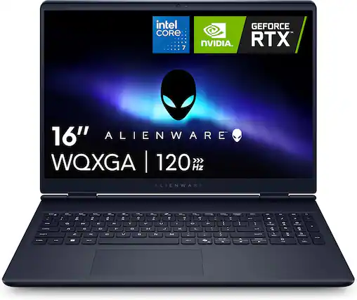 Intel Core i7
NVIDIA GeForce RTX
16" Alienware
WQXGA | 120 Hz