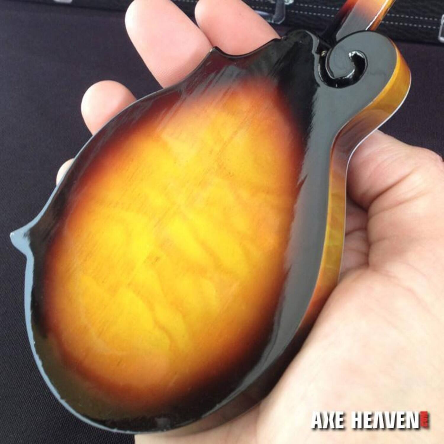 Alt View 1. Axe Heaven - Axe Heaven Classic F-Style Mandolin Sunburst Mini Guitar Replica MD-603   - Collectibles - Multicolor.