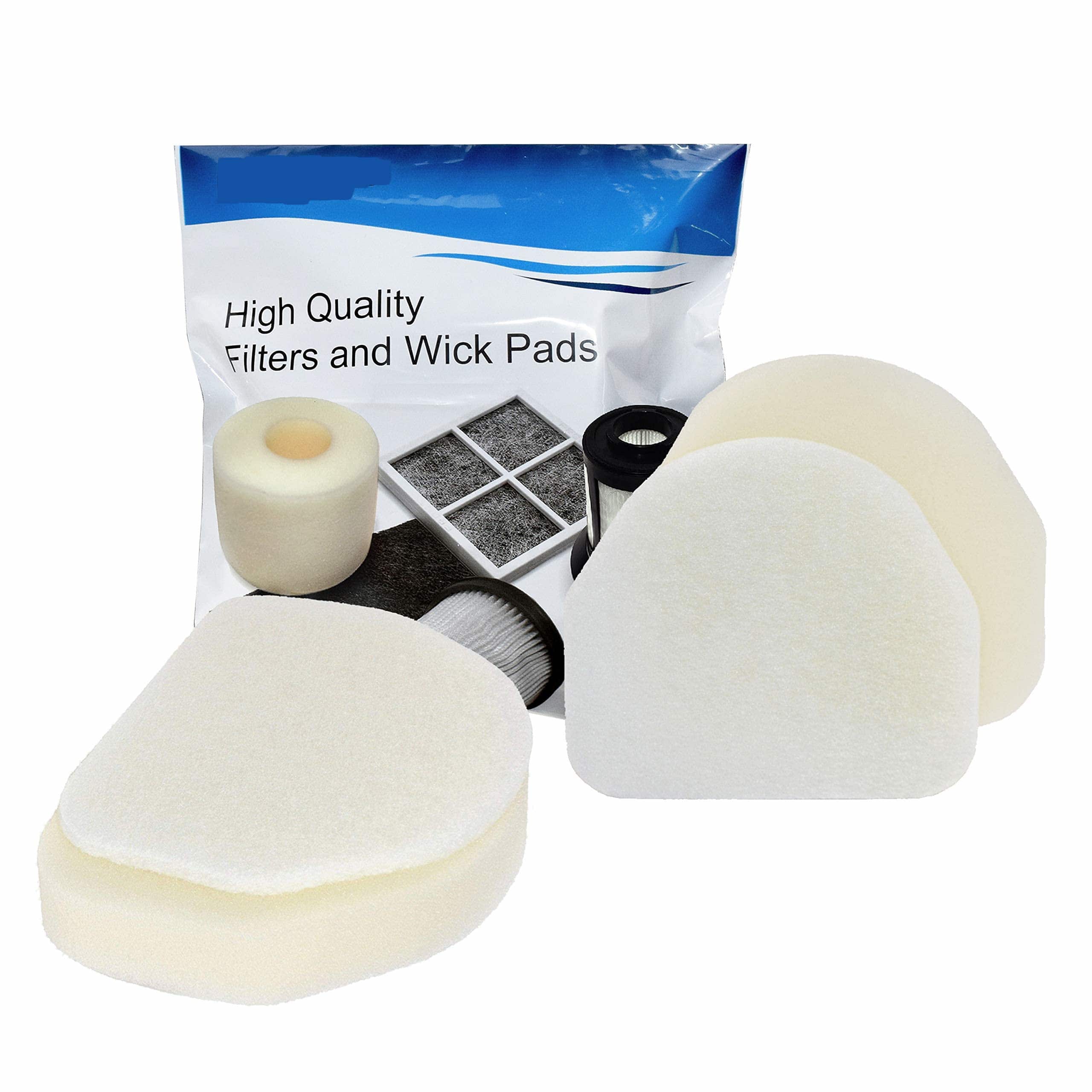 HQRP - 2-Pack Foam and Felt Filter Kit XFF450 for Shark Rotator NV450 NV451 Rocket NV480 DuoClean Slim NV200 QU201 series