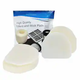 HQRP - 2-Pack Foam and Felt Filter Kit XFF450 for Shark Rotator NV450 NV451 Rocket NV480 DuoClean Slim NV200 QU201 series