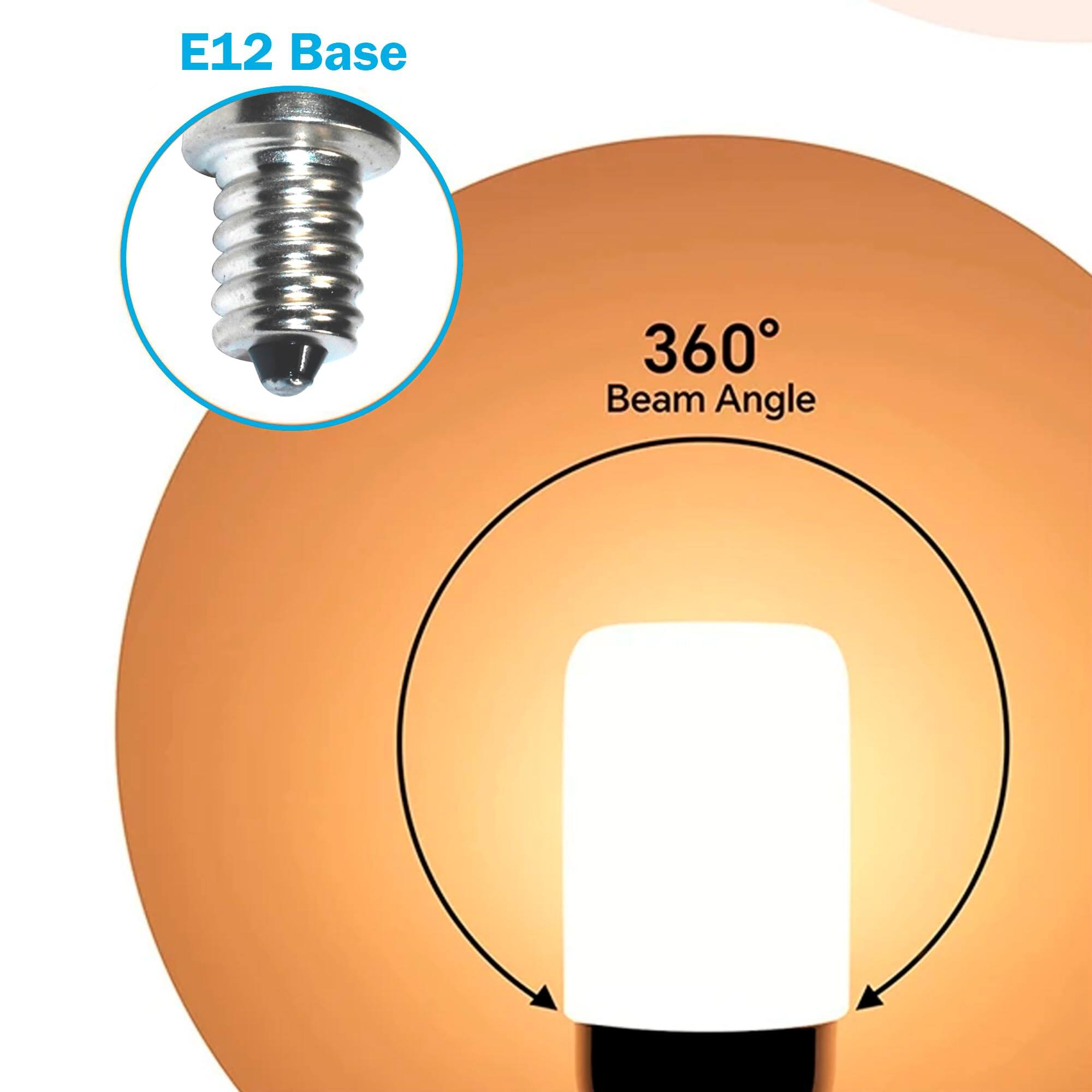 E12 Base 360° Beam Angle