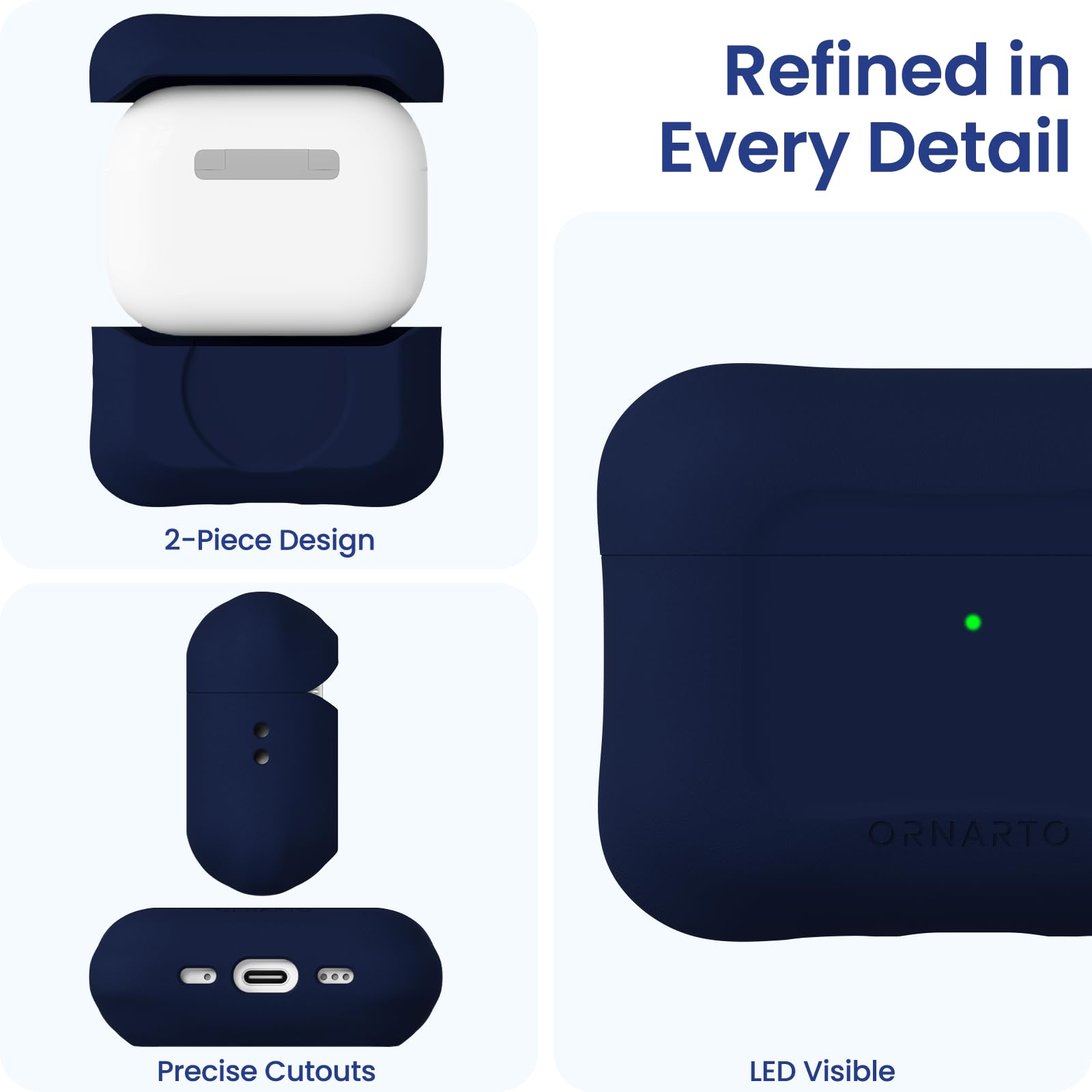 Refined in Every Detail

2-Piece Design

Precise Cutouts

LED Visible