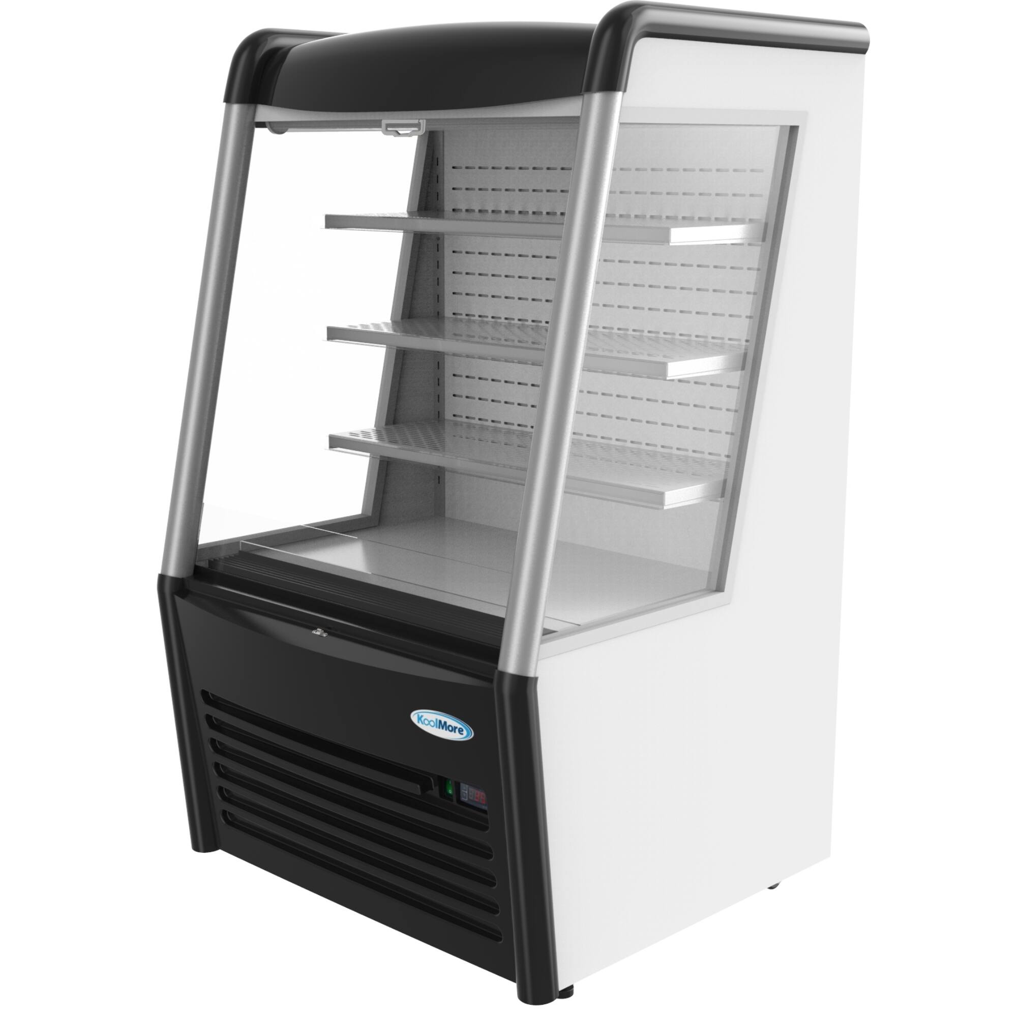 Back. Koolmore - 36 in. Open Air Grab and Go Refrigerator - 11.3 Cu Ft. CDAU-13C - White.