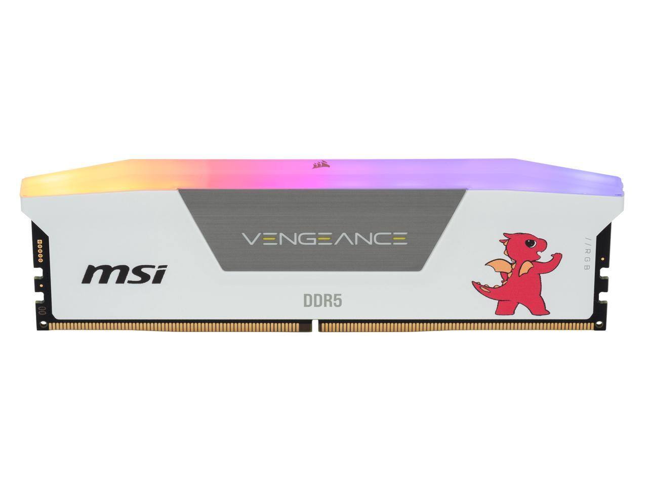 B. 00 VENGEANCE msi DDR5 // RGB