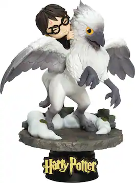 Beast - Kingdom - Harry Potter - D-Stage - Harry & Buckbeak 6" Statue - Collectibles - Multicolor