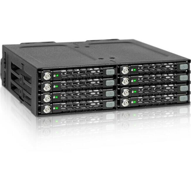 Alt View 1. Icy Dock - Drive Enclosure External - Black.