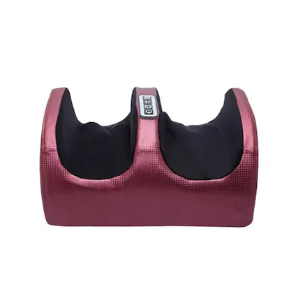 Front. Stock Preferred - 6-in-1 Electric Kneading Foot & Leg Massager – Heated Rolling Shiatsu Machine.