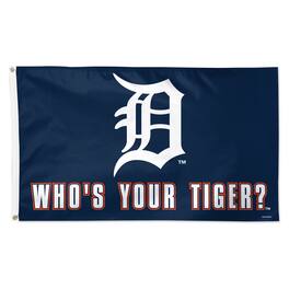 WinCraft - Detroit Tigers 3' x 5' Single-Sided Deluxe Team Slogan Flag - Multicolor