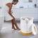 Alt View 2. Costway - Costway Bathroom Towel Warmer Bucket with Fragrance Holder & Auto Shut Off - White.