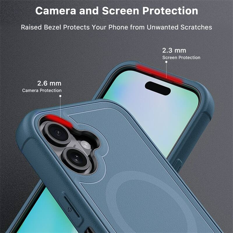 Camera and Screen Protection
Raised Bezel Protects Your Phone from Unwanted Scratches
2.3 mm Screen Protection
2.6 mm Camera Protection