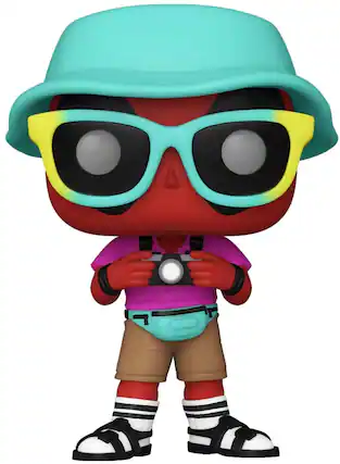 Front. Funko - FUNKO POP! Marvel: Deadpool Parody - Tourist - COLLECTIBLES - Multicolor.