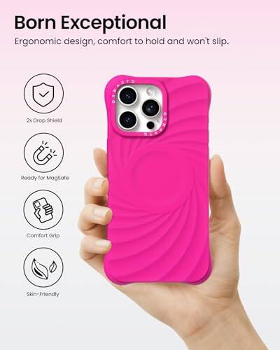 Born Exceptional  
Ergonomic design, comfort to hold and won't slip.  
SONAED 2x Drop Shield  
Ready for MagSafe  
Comfort Grip  
Skin-Friendly
