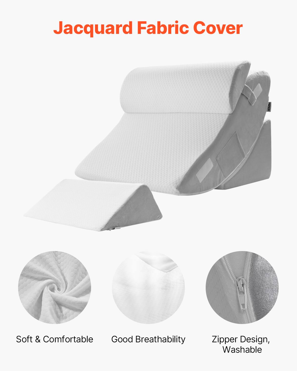 Jacquard Fabric Cover

- Soft & Comfortable
- Good Breathability
- Zipper Design, Washable