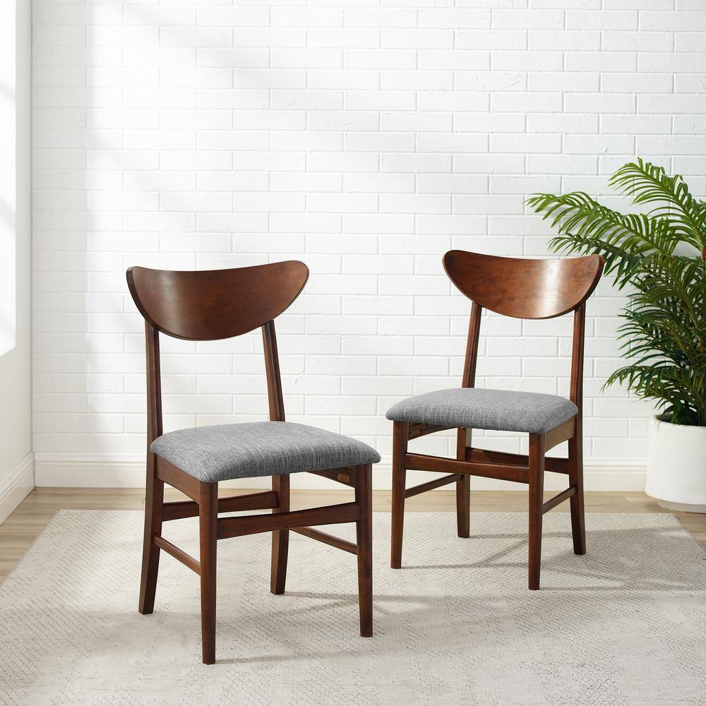 Alt View 2. Crosley Furniture - Landon 2-Piece Wood Dining Chairs W/Upholstered Seat - Red.