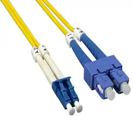 Sanoxy - 3m LC/SC Duplex 9/125 Single Mode Fiber Optic Cable - Multi