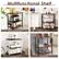 Multifunctional Shelf - 1as ROCKY : : ! 1 2 | i Microwave Cart Printer Stand Storage Shelf Shoes Rack