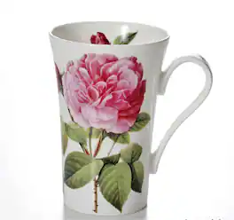Jiallo - Roy Kirkham Emily Mug - Versailles Set of 2, Dark Pink with Stem Bottle - Mutli color