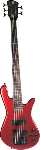 Front Standard. Spector - Performer 5-String Full-Size Electric Bass Guitar - Metallic Red.