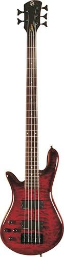 Front Standard. Spector - Legend Classic Series 5-String Full-Size Electric Bass Guitar - Black Cherry.