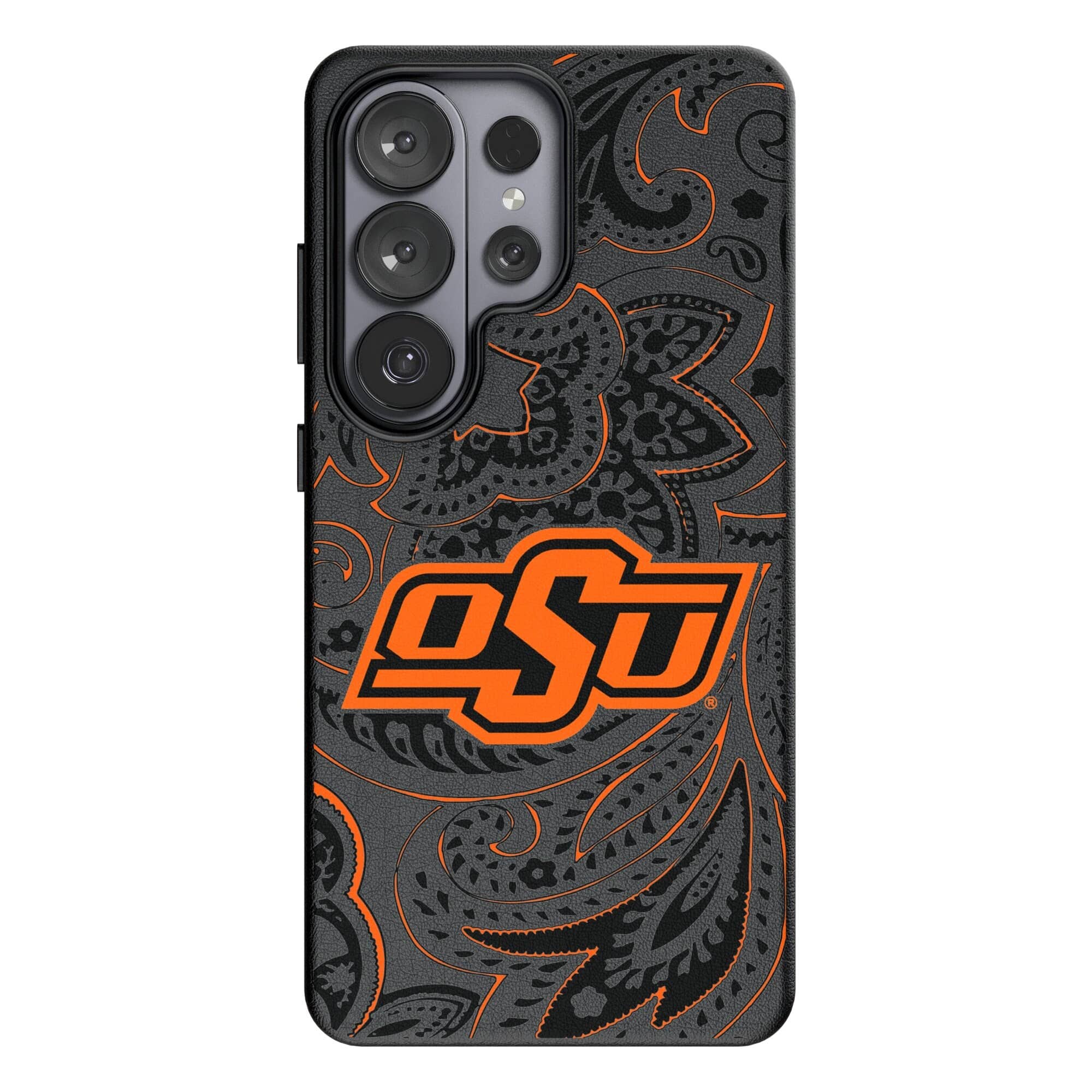 Keyscaper - NCAA - Oklahoma State Cowboys Paisley Galaxy Magnetic Bump Case - S26 Plus - Black price history on PriceWatchPro
