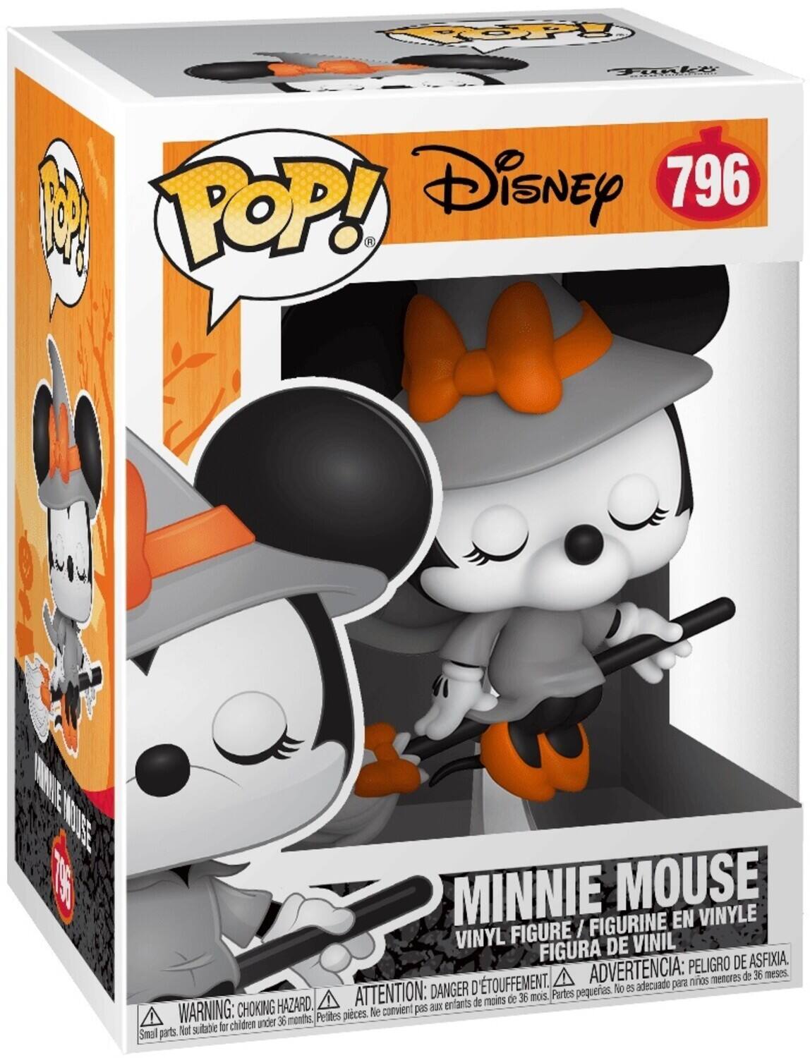 Funk's  
Disney 796 POP!  
EMOUSE en MINNIE MOUSE VINYLE FIGURINE EN VINYL FIGURE VINIL FIGURA DE VINIL  
PELIGRO DE ASFIXIA. D'TOUFFEMENT.  
ADVERTENCIA: adecuado para niños menores de 36 meses.  
ATTENTION: DANGER D'ÉTOUFFEMENT.  
WARNING: CHOKING HAZARD.  
Not suitable for children under 36 months.