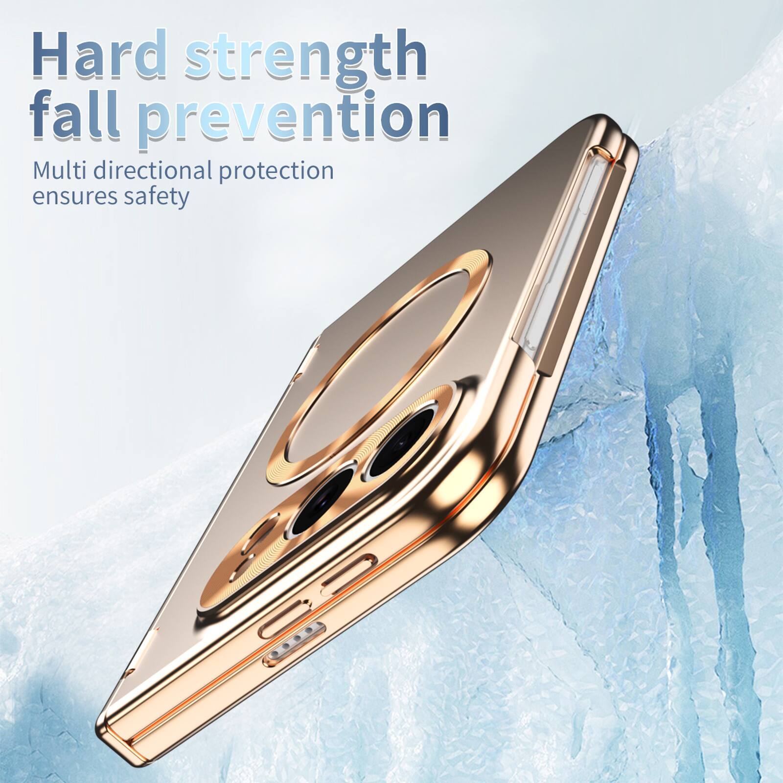 Hard strength fall prevention  
Multi directional protection ensures safety