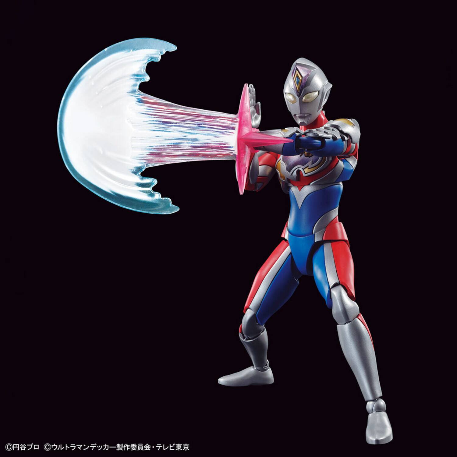 Alt View 4. Bandai - Ultraman Decker - Figure-rise Standard - Ultraman Decker Flash Type Model Kit   - Collectibles - Multicolor.
