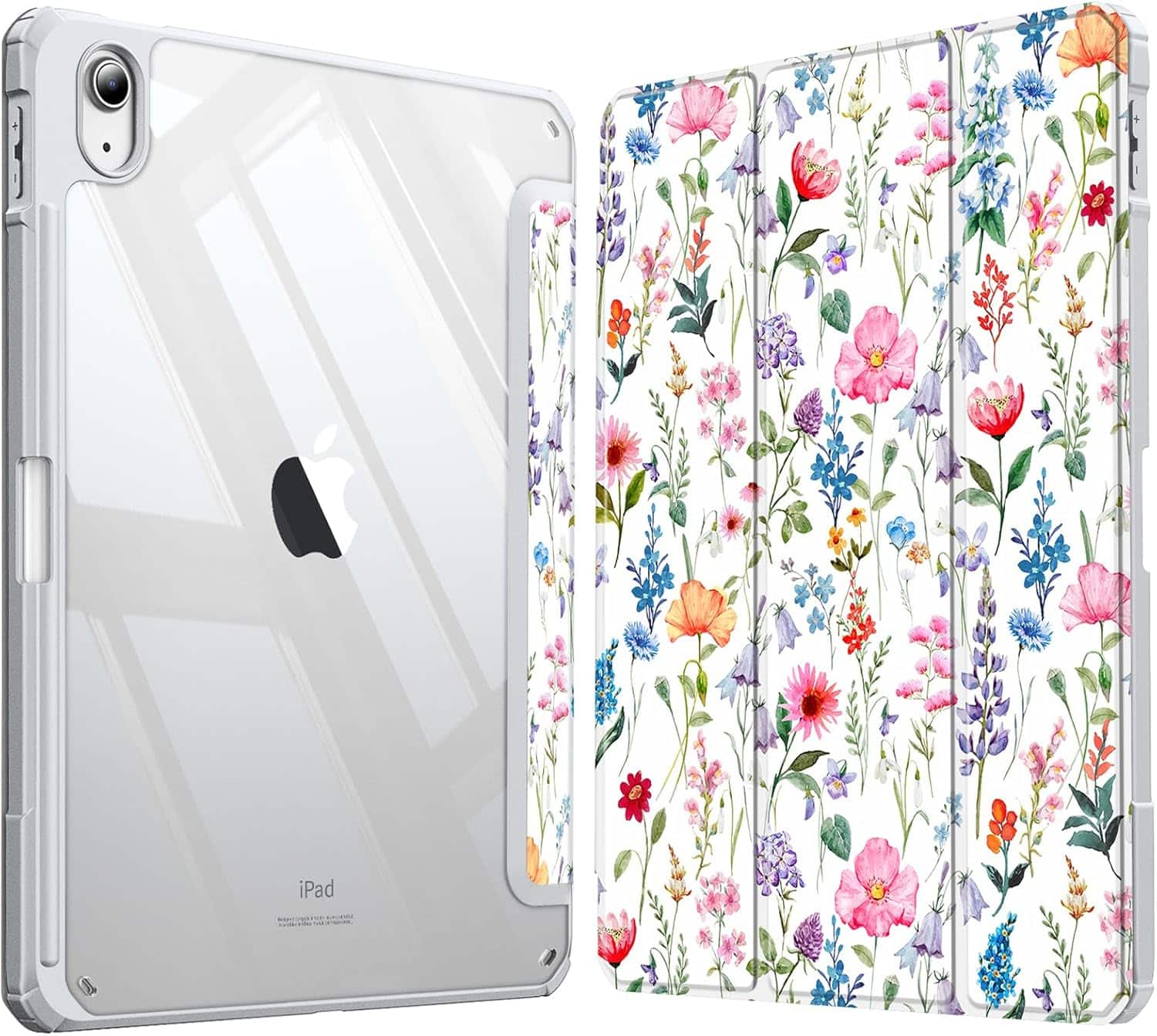 Fintie - Clear Case for iPad (A16) 11-inch 2025 and iPad 10th Gen 10.9 Inch 2022, Shockproof Cover with Transparent Back Shell - Flower Fantasy price history on PriceWatchPro