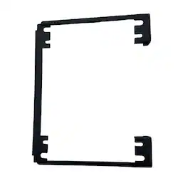 Front Stacking Kit for Stacking Dryer on Washer - Compatible with Equator Brand - Black