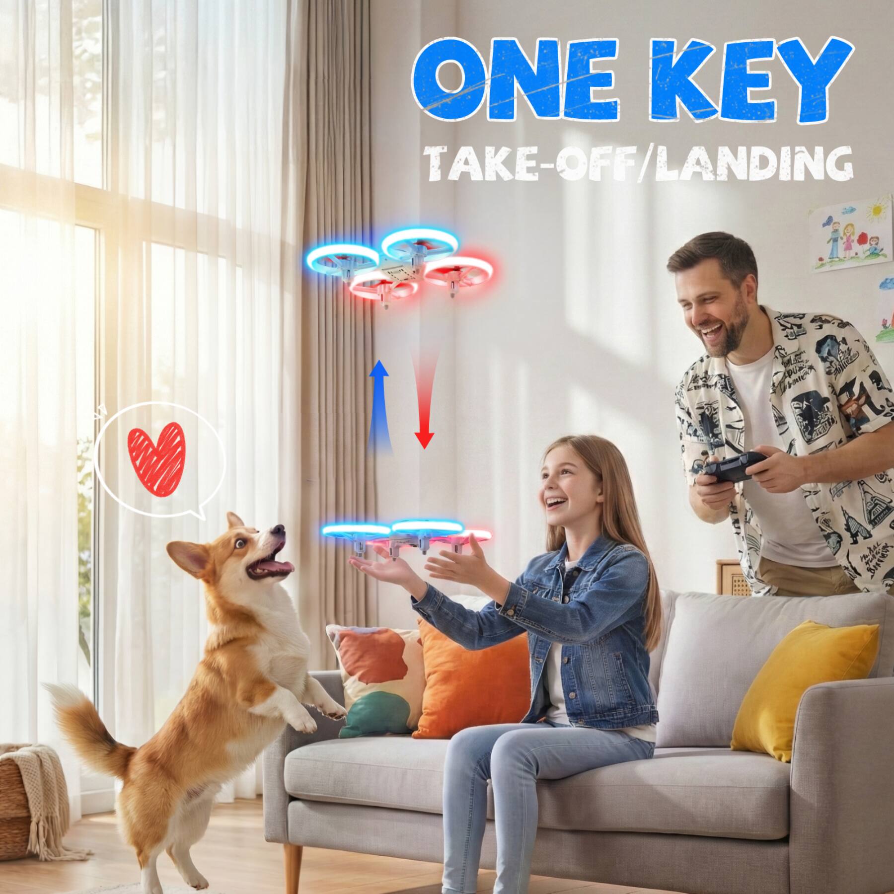 ONE KEY TAKE-OFF/LANDING