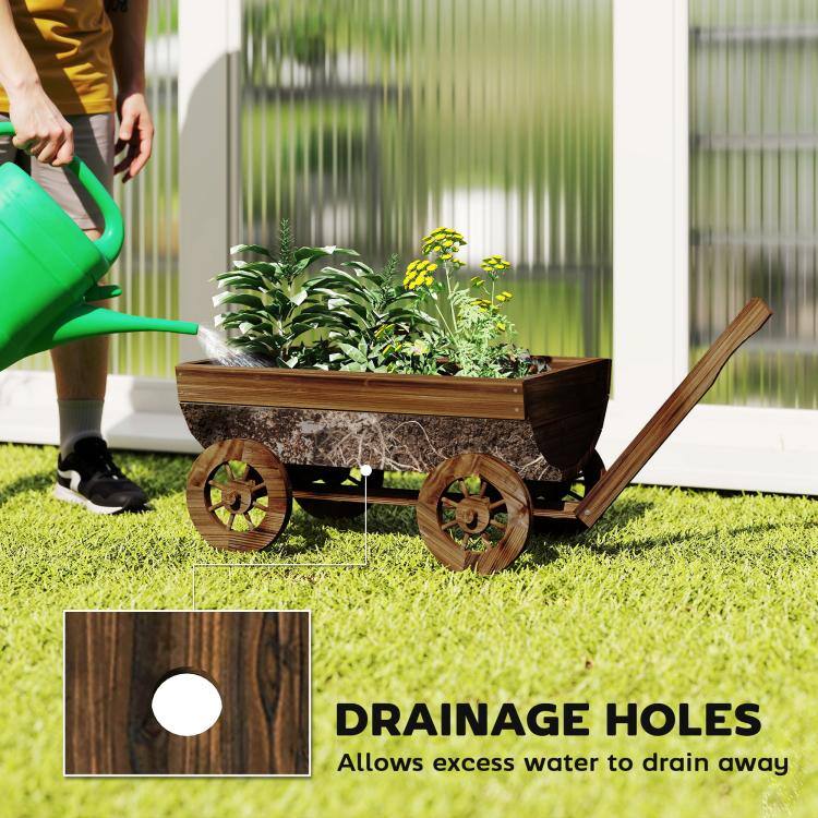 DRAINAGE HOLES  
Allows excess water to drain away