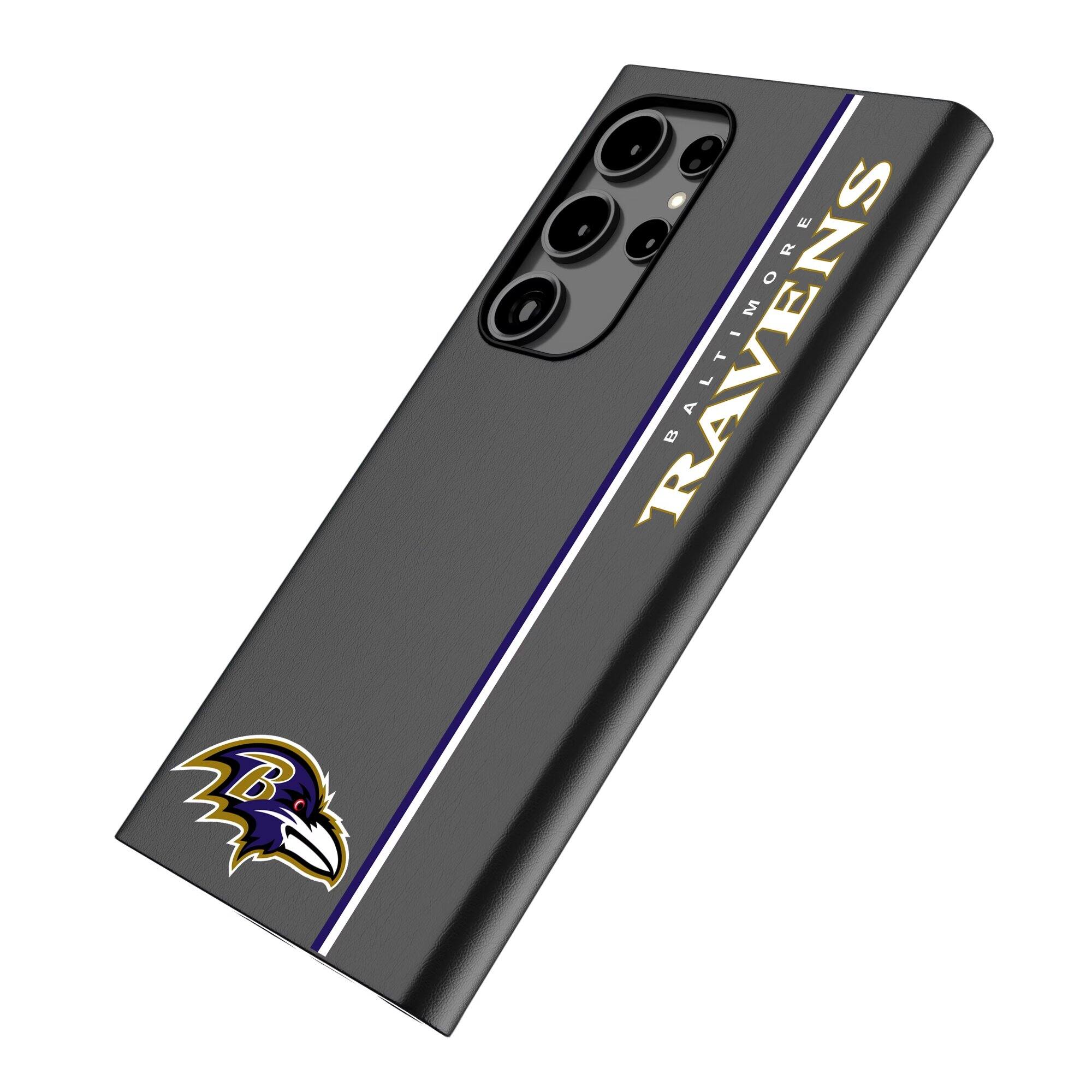 Keyscaper NFL Baltimore Ravens Galaxy Magnetic Bump Case S25 Plus