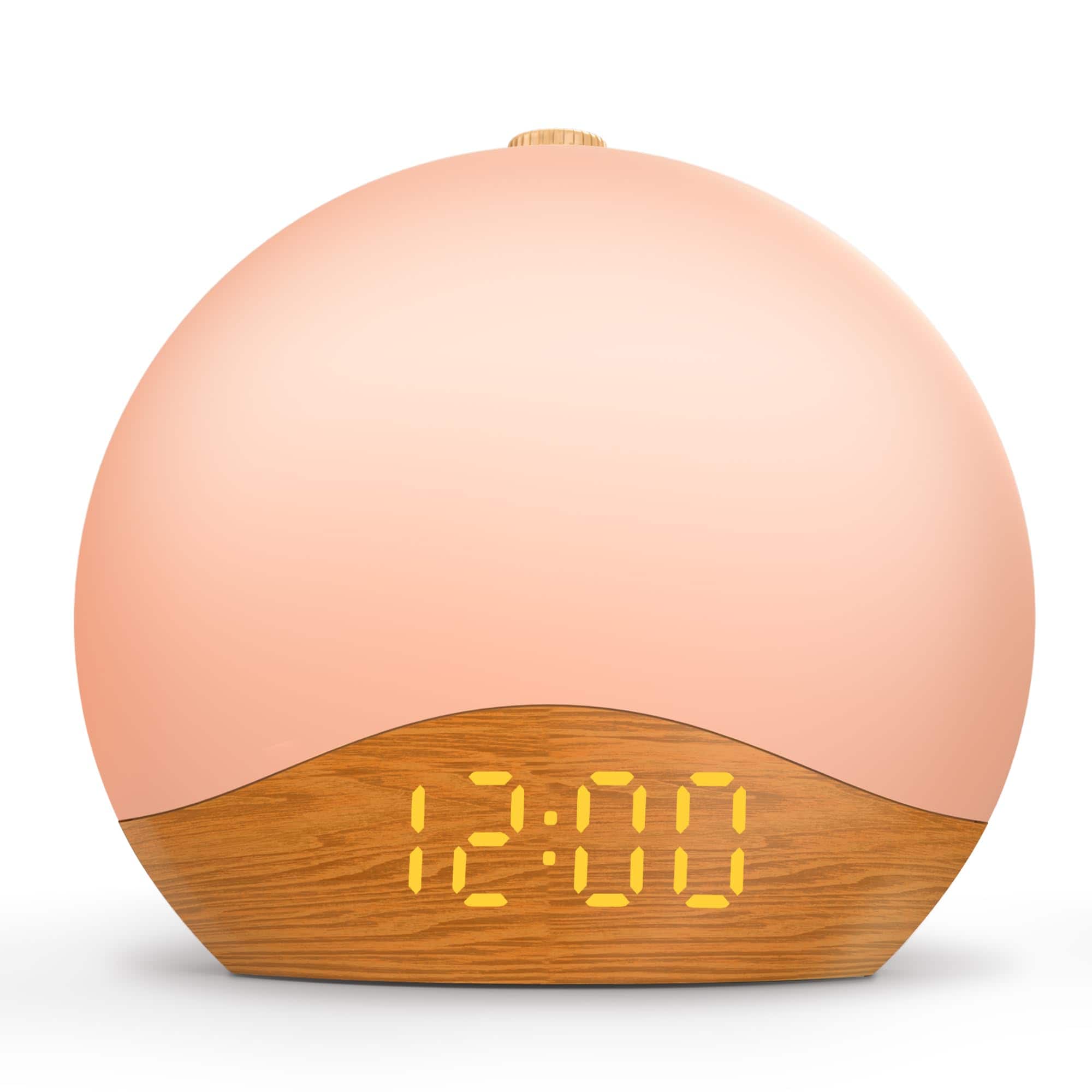 Dazzed Corner - Alarm Clock White Noise Sound Machine, Bluetooth Speaker - Wood