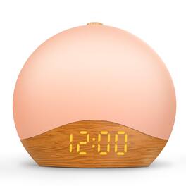 Dazzed Corner - Alarm Clock White Noise Sound Machine, Bluetooth Speaker - Wood
