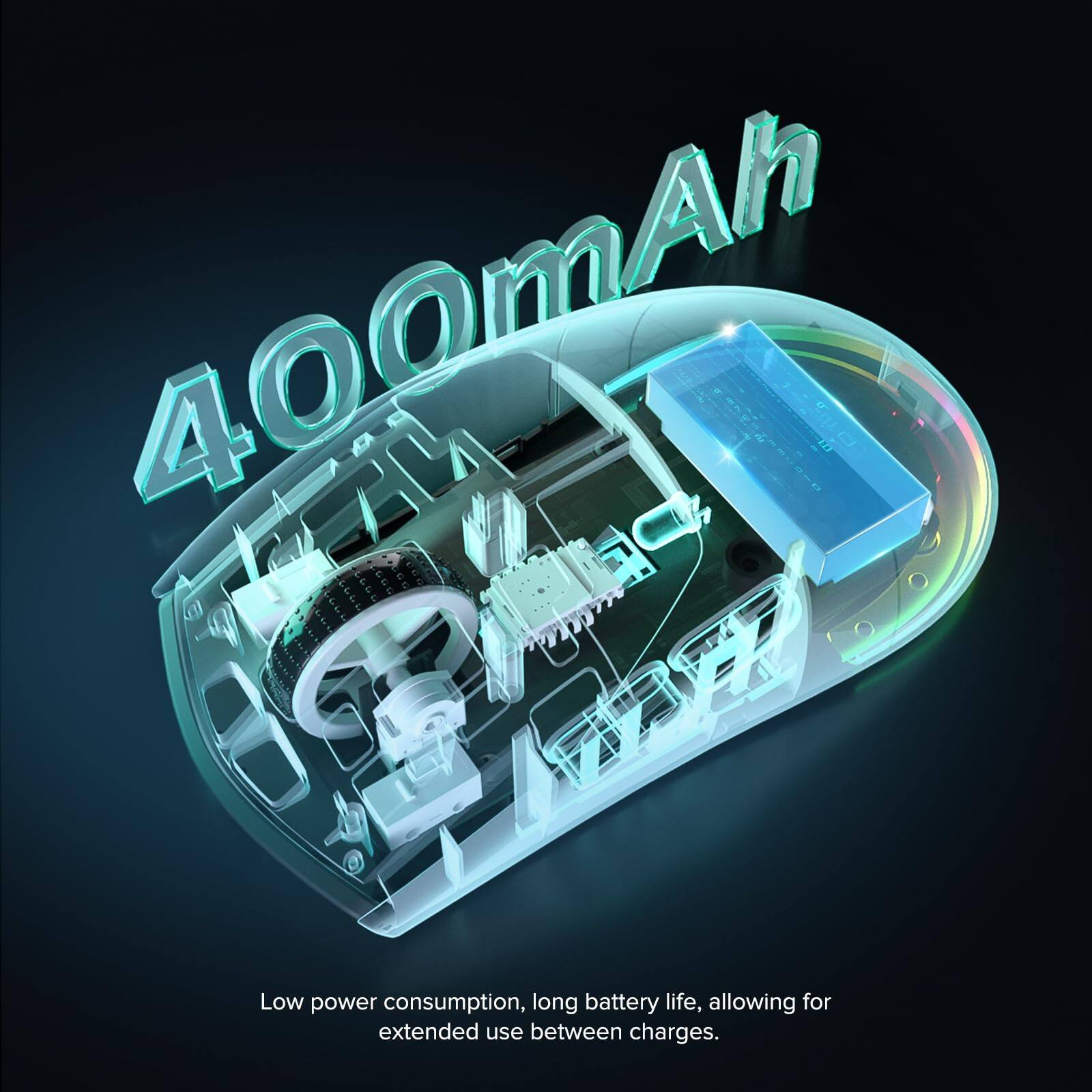 400mAh

Low power consumption, long battery life, allowing for extended use between charges.