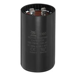Unique Bargains - CD60 Capacitor 590-708 Mfd, 125 VAC Run Motor Start Capacitor for Electric Fan/Well Pump