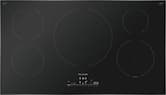 Thermador - Masterpiece Series 36" Built-In Electric Induction Smart Cooktop with 5 Elements - Black