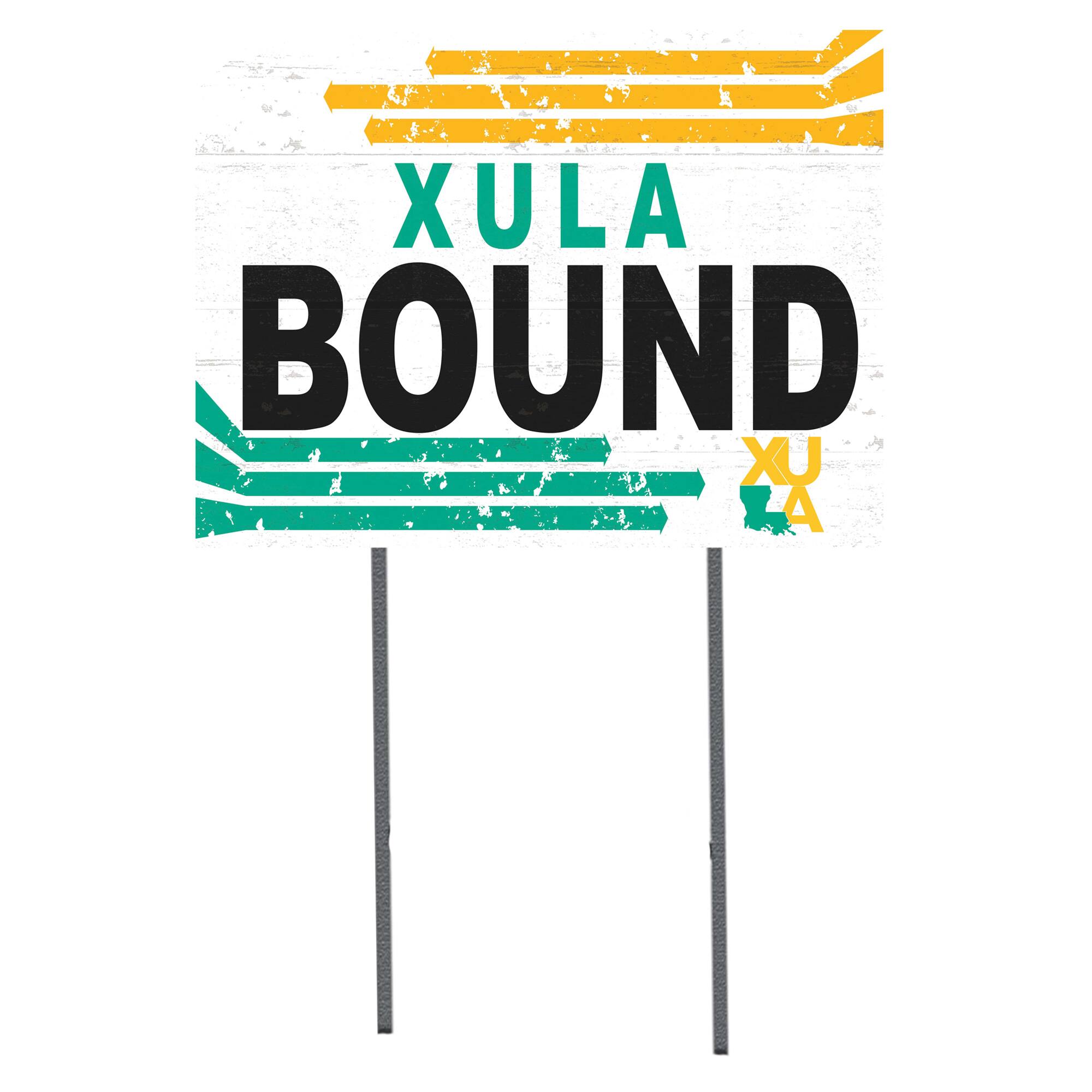 Xavier University of Louisiana Gold Rush 18'' x 24'' Bound Yard Sign